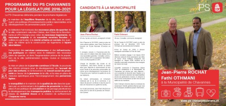 Prospectus PS Chavannes 2016 p 1